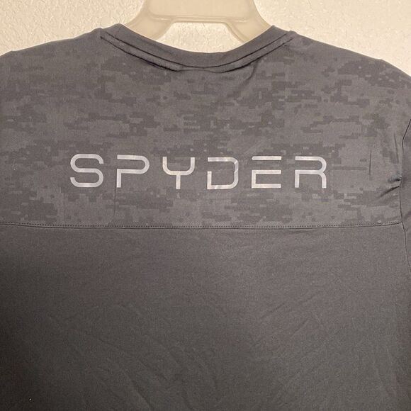 SPYDER Active Men’s Black 4 Way Stretch T Shirt Size M NWT - Picture 4 of 6
